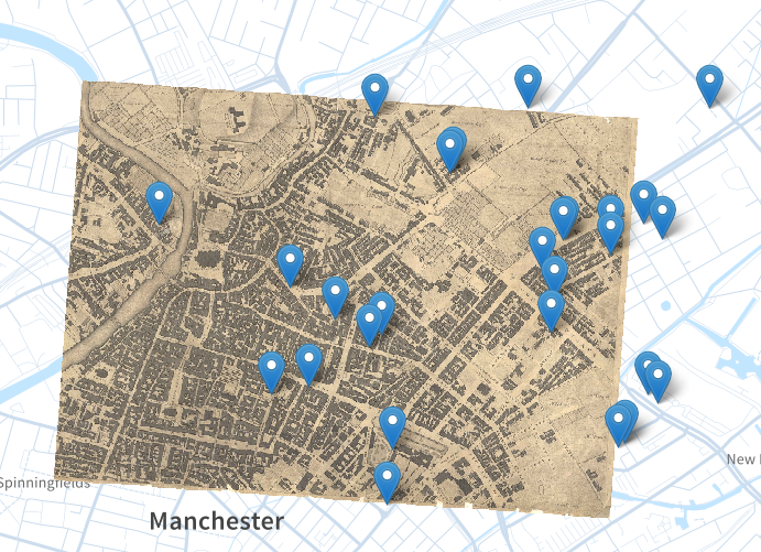 manchester UE map